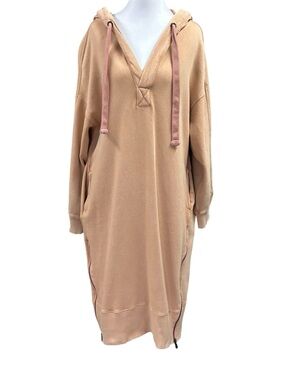 Free People Movement Spur of the Moment Solid Hoodie Oversized Pullover Sz M